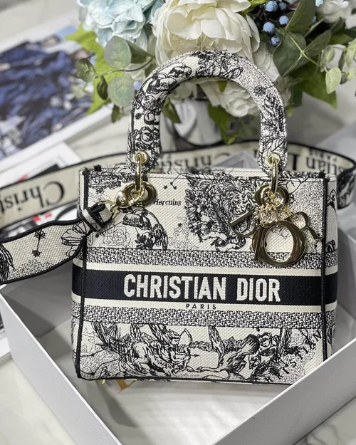 Dior Original Lady Bag Medium Authentic Cannage Luxury