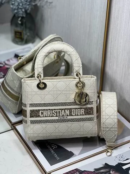 Dior Original Lady Bag Medium Authentic Cannage Luxury