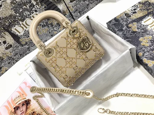 Dior Original Lady Bag Medium Authentic Cannage Luxury