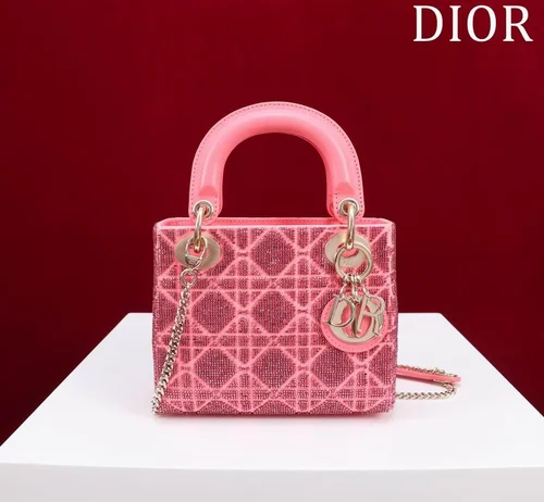Dior Original Lady Bag Medium Authentic Cannage Luxury