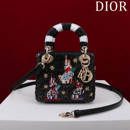 Dior Original Lady Bag Medium Authentic Cannage Luxury