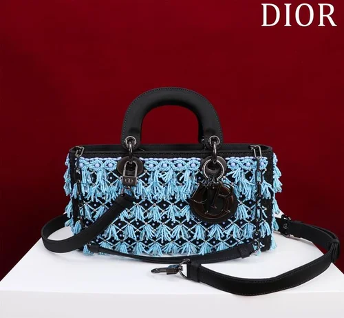 Dior Original Lady Bag Medium Authentic Cannage Luxury