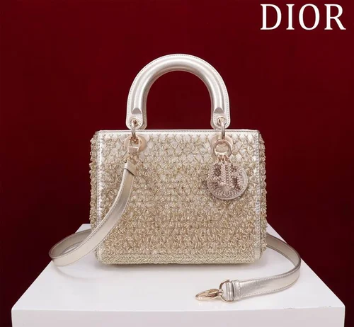 Dior Original Lady Bag Medium Authentic Cannage Luxury