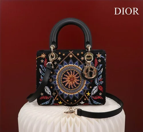 Dior Original Lady Bag Medium Authentic Cannage Luxury