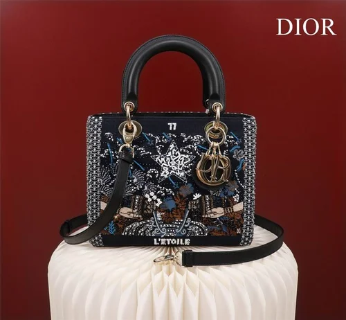 Dior Original Lady Bag Medium Authentic Cannage Luxury