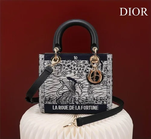 Dior Original Lady Bag Medium Authentic Cannage Luxury