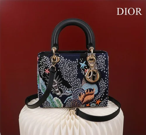 Dior Original Lady Bag Medium Authentic Cannage Luxury