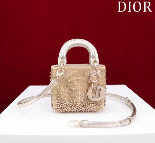 Dior Original Lady Bag Medium Authentic Cannage Luxury