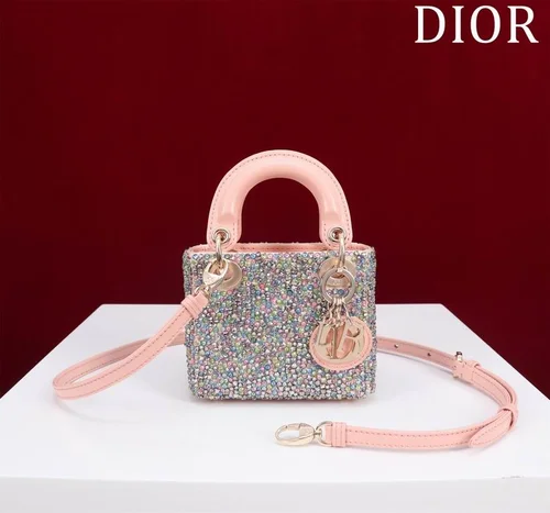 Dior Original Lady Bag Medium Authentic Cannage Luxury