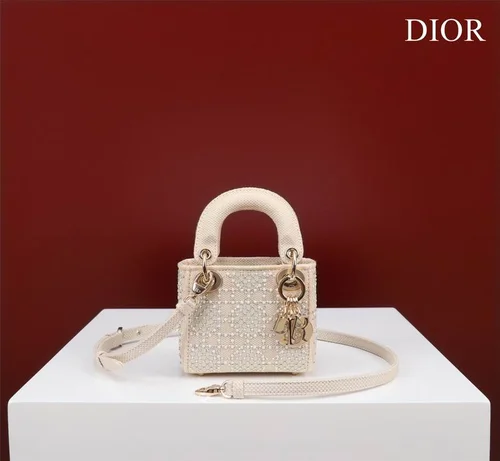 Dior Original Lady Bag Medium Authentic Cannage Luxury