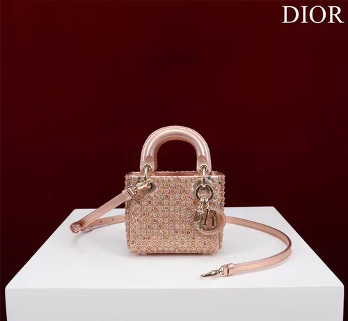 Dior Original Lady Bag Medium Authentic Cannage Luxury