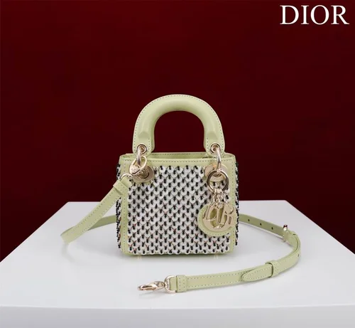 Dior Original Lady Bag Medium Authentic Cannage Luxury