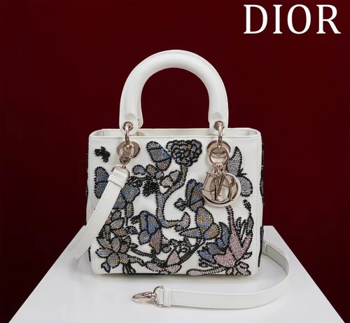 Dior Original Lady Bag Medium Authentic Cannage Luxury