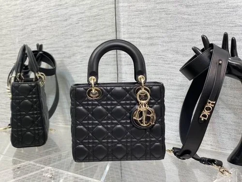 Dior Original Lady Bag Medium Authentic Cannage Luxury