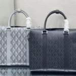 Dior Original Lingot Large Travel Bag Authentic Canvas Luxury