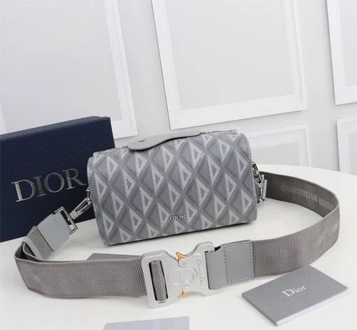 Dior Original Lingot Large Travel Bag Authentic Canvas Luxury
