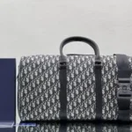 Dior Original Lingot Large Travel Bag Authentic Canvas Luxury