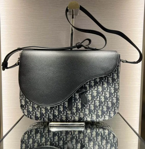 Dior Original Saddle Women Bag Authentic Oblique Luxury