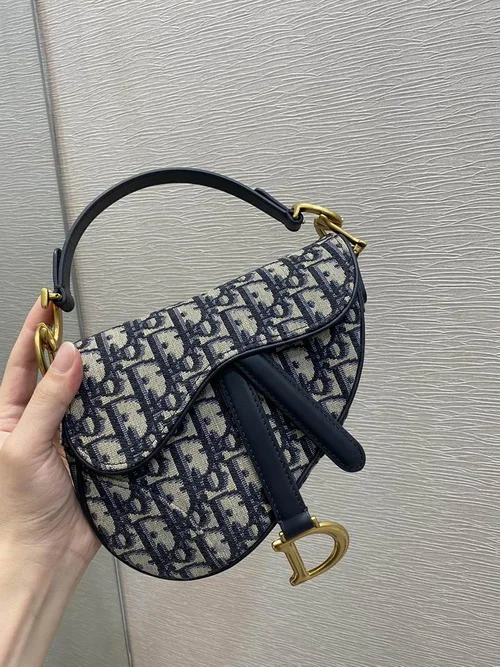 Dior Original Saddle Women Bag Authentic Oblique Luxury