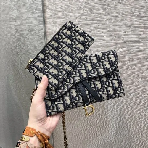 Dior Original Saddle Women Bag Authentic Oblique Luxury