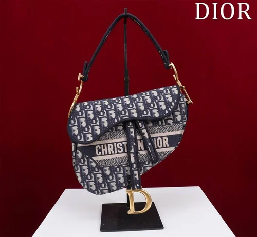 Dior Original Saddle Women Bag Authentic Oblique Luxury