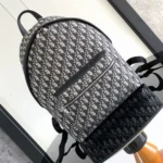 Dior Original Backpack Large Authentic Oblique Canvas Luxury