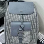 Dior Original Backpack Large Authentic Oblique Canvas Luxury