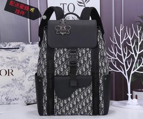 Dior Original Backpack Large Authentic Oblique Canvas Luxury