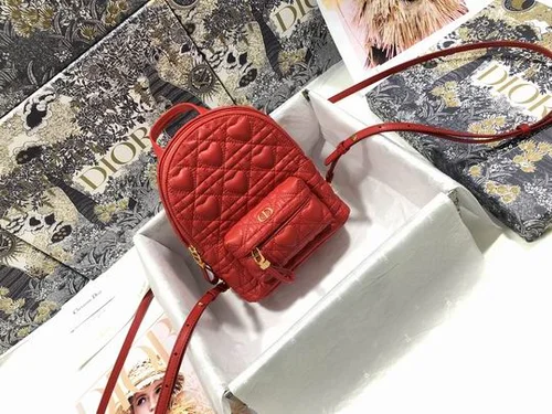 Dior Original Backpack Large Authentic Oblique Canvas Luxury