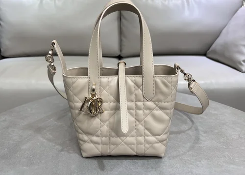 Dior Original Basket Woven Tote Authentic Luxury Designer