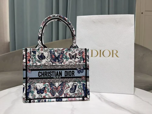 Dior Original Book Tote Large Authentic Embroidery Luxury