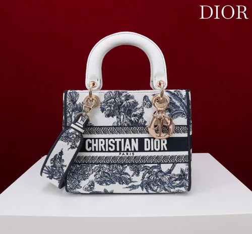 Dior Original Book Tote Large Authentic Embroidery Luxury