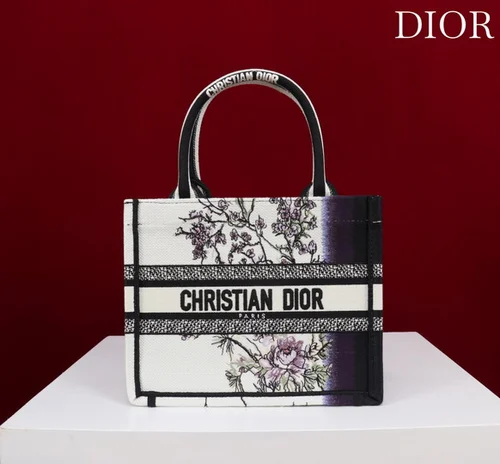 Dior Original Book Tote Large Authentic Embroidery Luxury