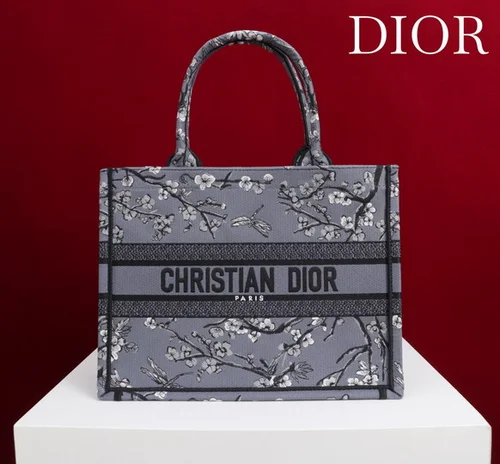 Dior Original Book Tote Large Authentic Embroidery Luxury