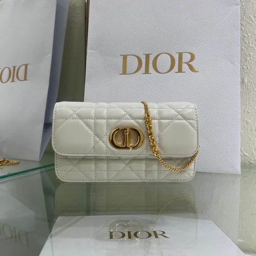 Dior Original Caro Small Chain Bag Authentic Quilted Luxury