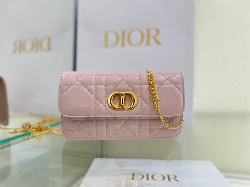 Dior Original Caro Small Chain Bag Authentic Quilted Luxury