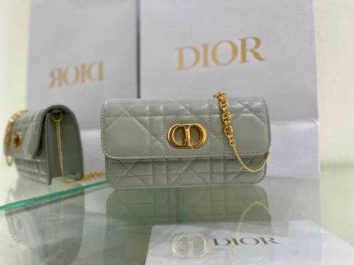 Dior Original Caro Small Chain Bag Authentic Quilted Luxury