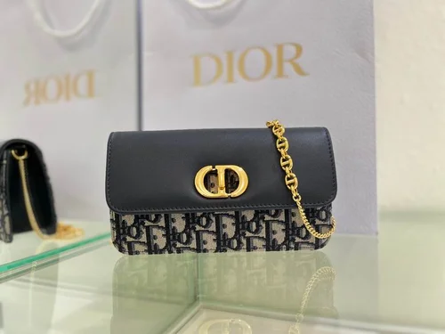 Dior Original Caro Small Chain Bag Authentic Quilted Luxury