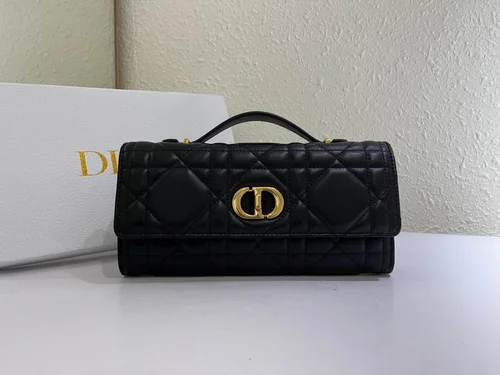 Dior Original Caro Small Chain Bag Authentic Quilted Luxury