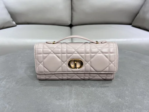 Dior Original Caro Small Chain Bag Authentic Quilted Luxury