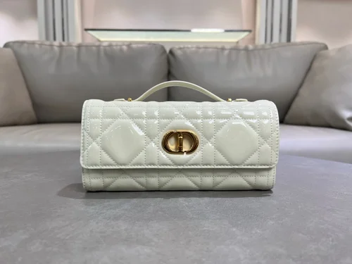 Dior Original Caro Small Chain Bag Authentic Quilted Luxury