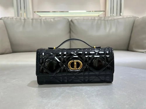 Dior Original Caro Small Chain Bag Authentic Quilted Luxury