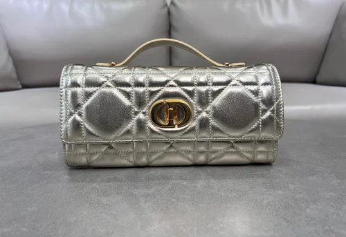 Dior Original Caro Small Chain Bag Authentic Quilted Luxury