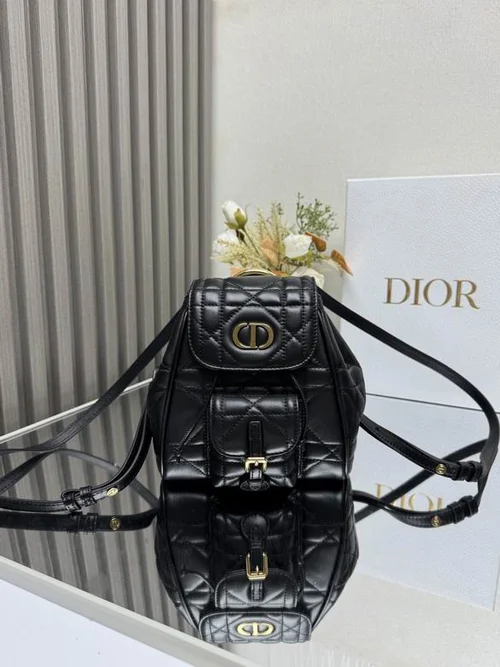 Dior Original Backpack Large Authentic Oblique Canvas Luxury