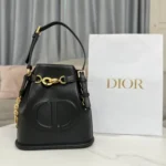 Dior Original Bucket Bag Small Authentic Drawstring Luxury
