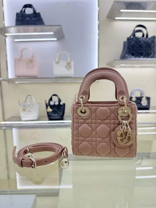 Dior Original Lady Bag Medium Authentic Cannage Luxury