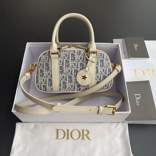 Dior Original Vibe East West Tote Authentic Canvas Luxury