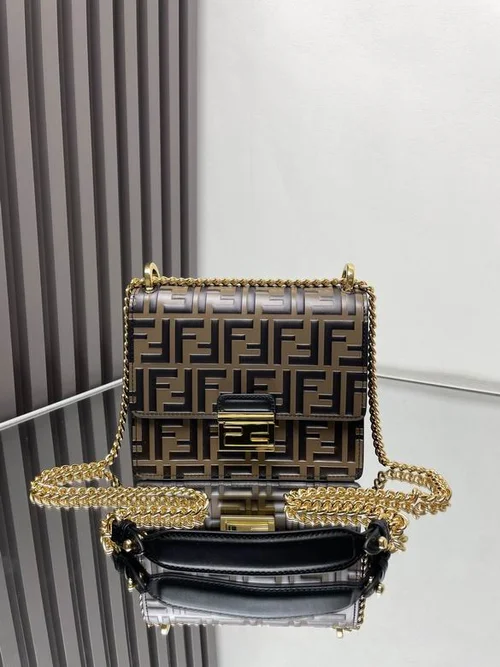 Fendi Kani Small Flap Bag Original Authentic Luxury