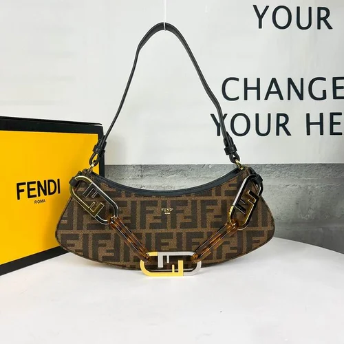 11 Fendi Underarm Pouch Small Women Luxury FF Zucca Canvas
