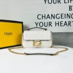 11 Fendi Baguette Medium Flap Bag Women Luxury FF Canvas